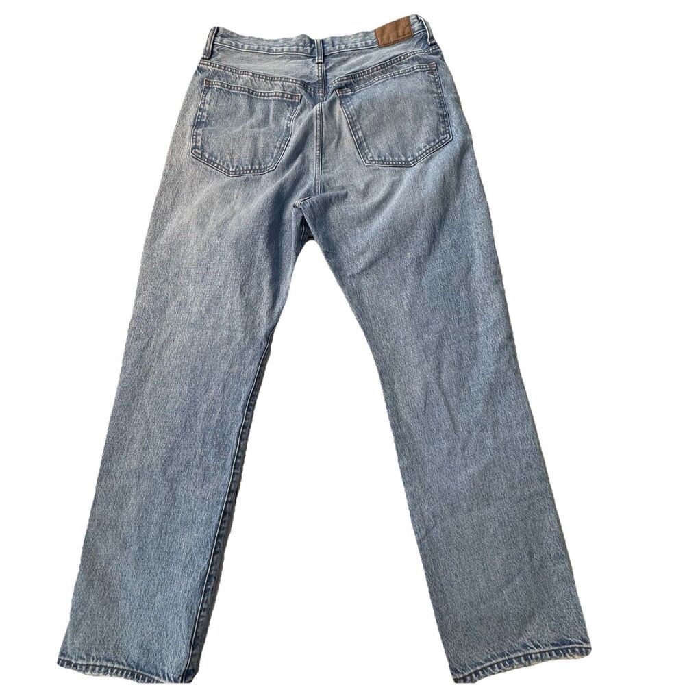 Madewell Light Wash Straight Leg Jeans - Picture 3 of 13